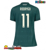 Camisa de Futebol Real Madrid Rodrygo Goes #11 Equipamento Secundário Mulheres 2026-27 Manga Curta